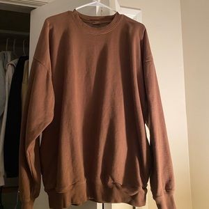 John Galt Brown Pullover Sweater with Pockets!!!